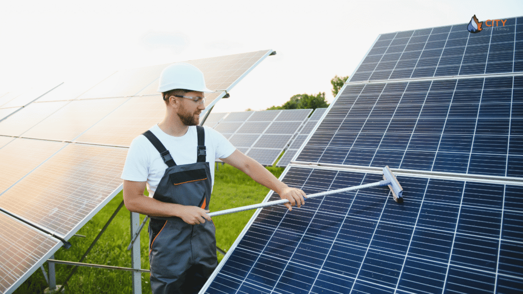 Clean Solar Panels
