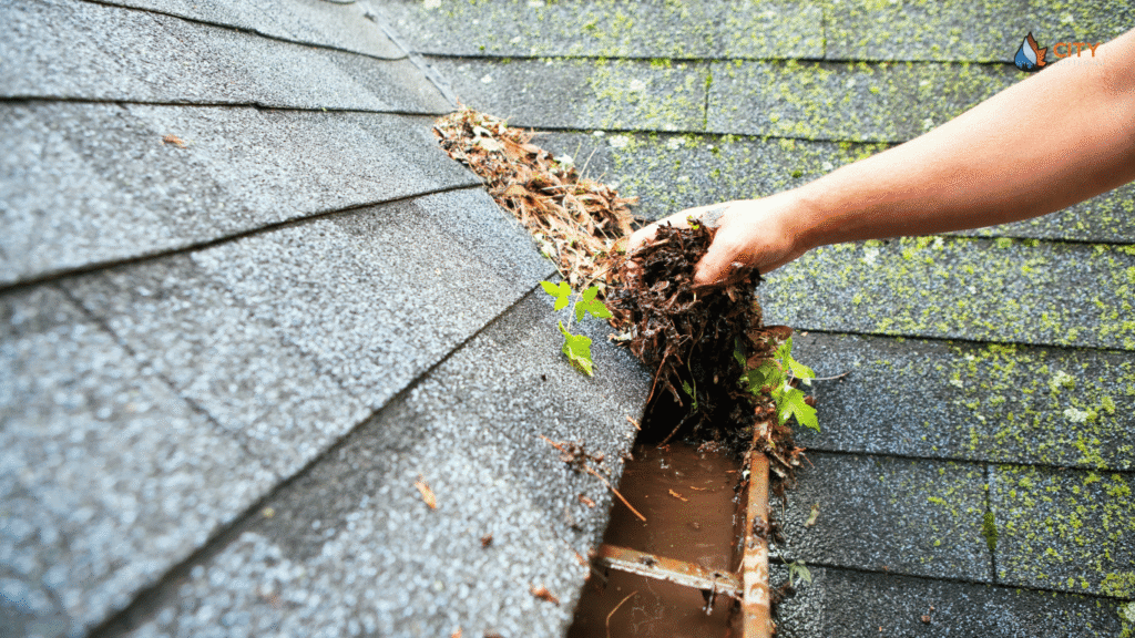 gutter vacuum cleaning